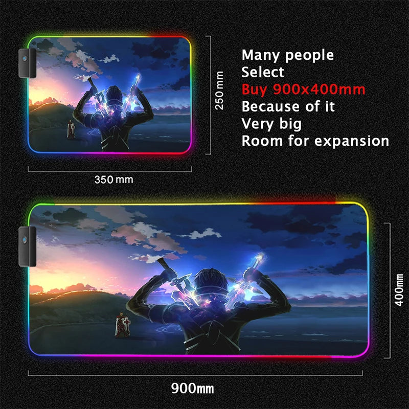 Sword Art Online - Tappetino per il mouse RGB